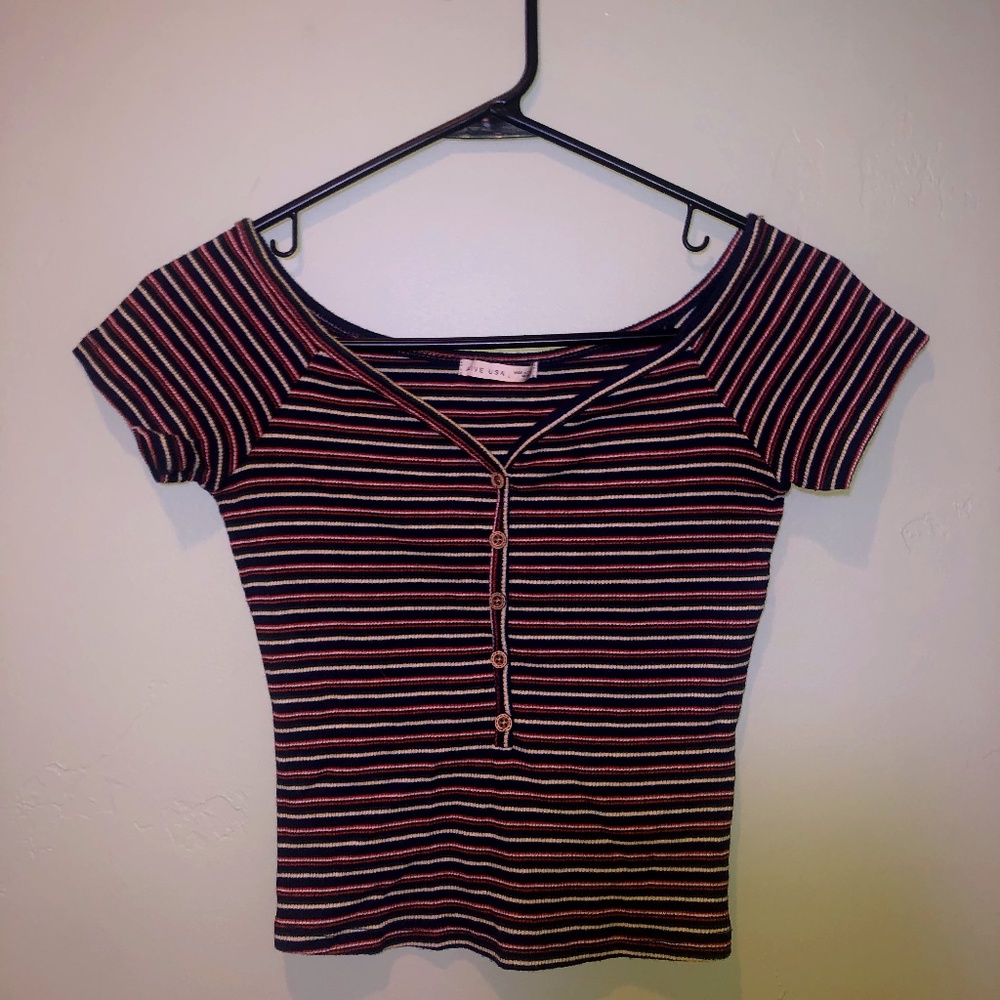 Multicolored Striped T-shirt
